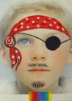 Schminkvorlagen-Kinderschminken-Beispielbild-Pirat