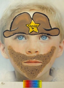 Schminkvorlagen-Kinderschminken-Beispielbild-Sheriff