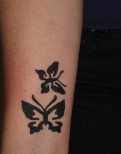 Airbrush-Tattoo-butterfly-Schmetterling Airbrush-Tattoo-butterfly-Schmetterling