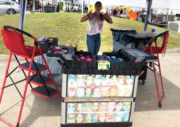 Kinderschminken-Darmstadt-Sommerfest Kinderschminken-Darmstadt-Sommerfest
