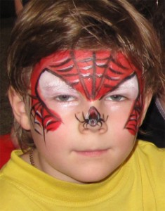 Kinderschminken-Spiderman-Wiesbaden