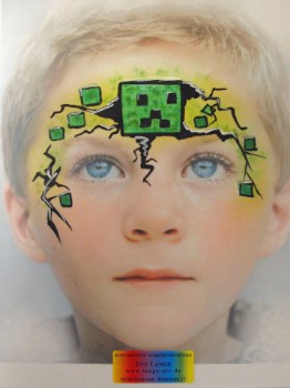 Schminkvorlagen-Kinderschminken-Beispielbild-Minecraft