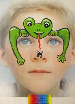 Schminkvorlagen-Kinderschminken-Beispielbild-Frosch